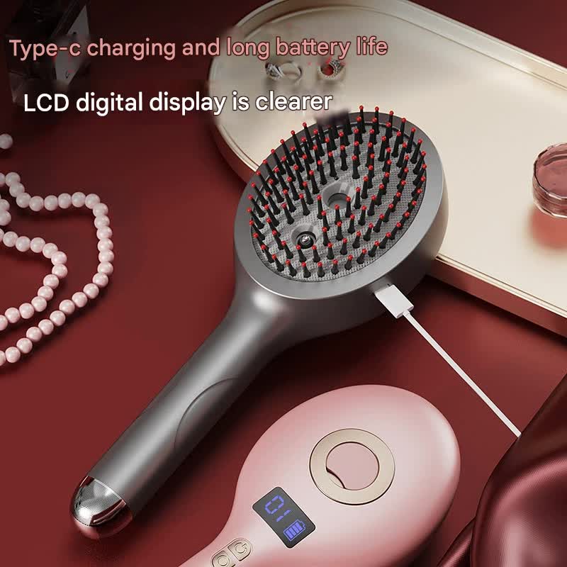 Rechargeable electric spray massage hair comb - image 4