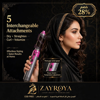 ZAYROYA 5-in-1 hot air brush styler - image 5